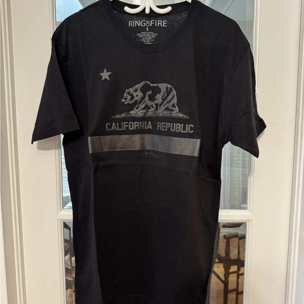 Ring of Fire Black California Republic Tee